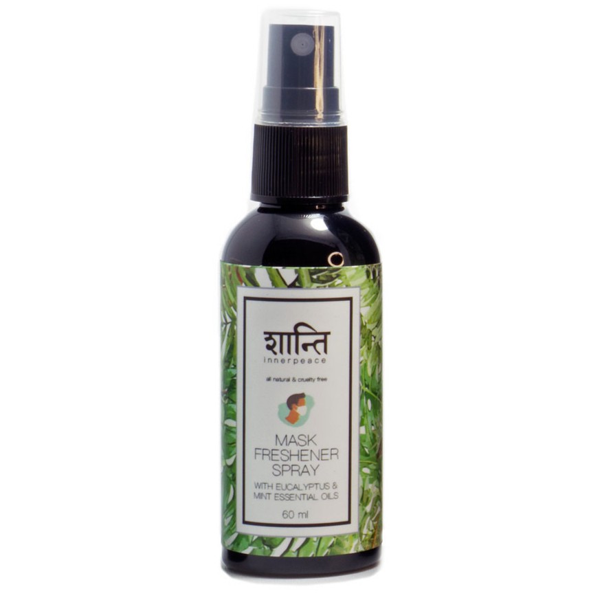 Innerpeace Mask Freshener Spray with Eucalyptus & Mint Essential Oil